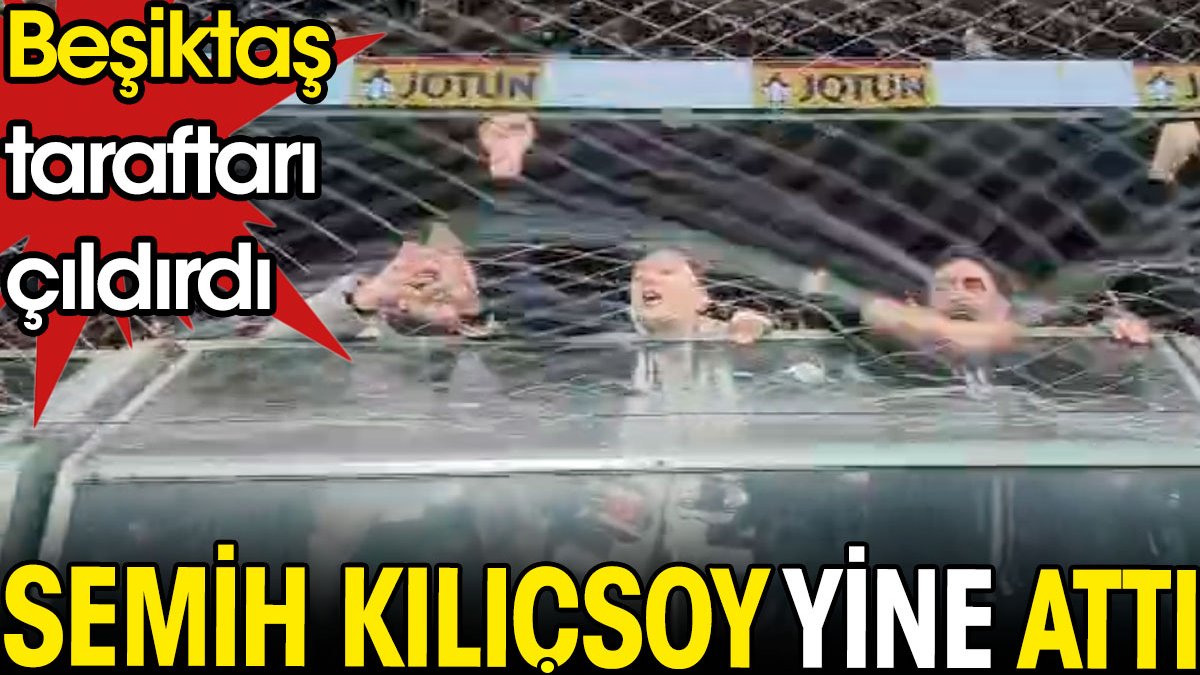 Semih Kılıçsoy yine attı. Beşiktaş taraftarı çıldırdı