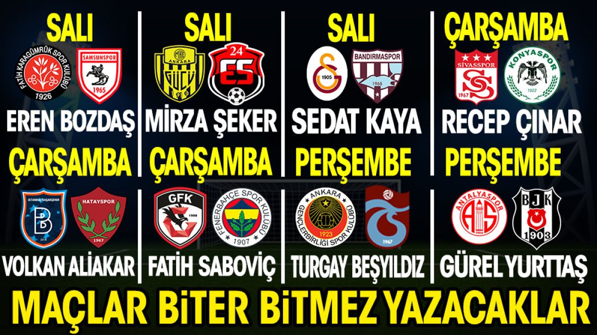 Çeyrek finale hangi takımlar çıkacak? Türkiye Kupası'nda son 16 turu heyecanı Yeniçağ'da!