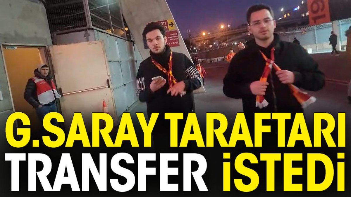 Galatasaray taraftarı acil transfer istedi