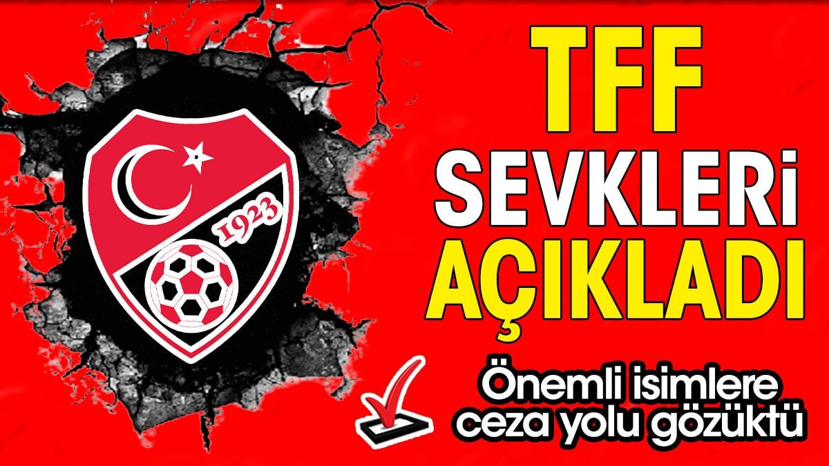 TFF yoğun mesaide! Ali Koç, Metin Öztürk, Ertuğrul Doğan'a ceza göründü