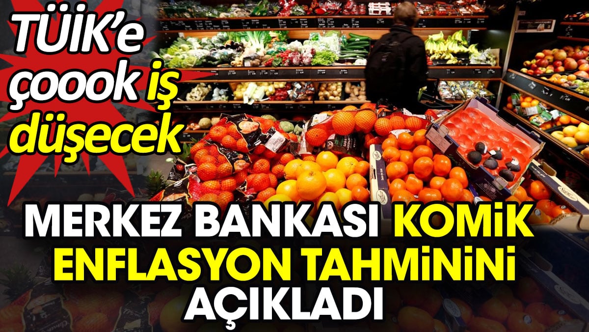 Merkez Bankası komik enflasyon tahminini açıkladı