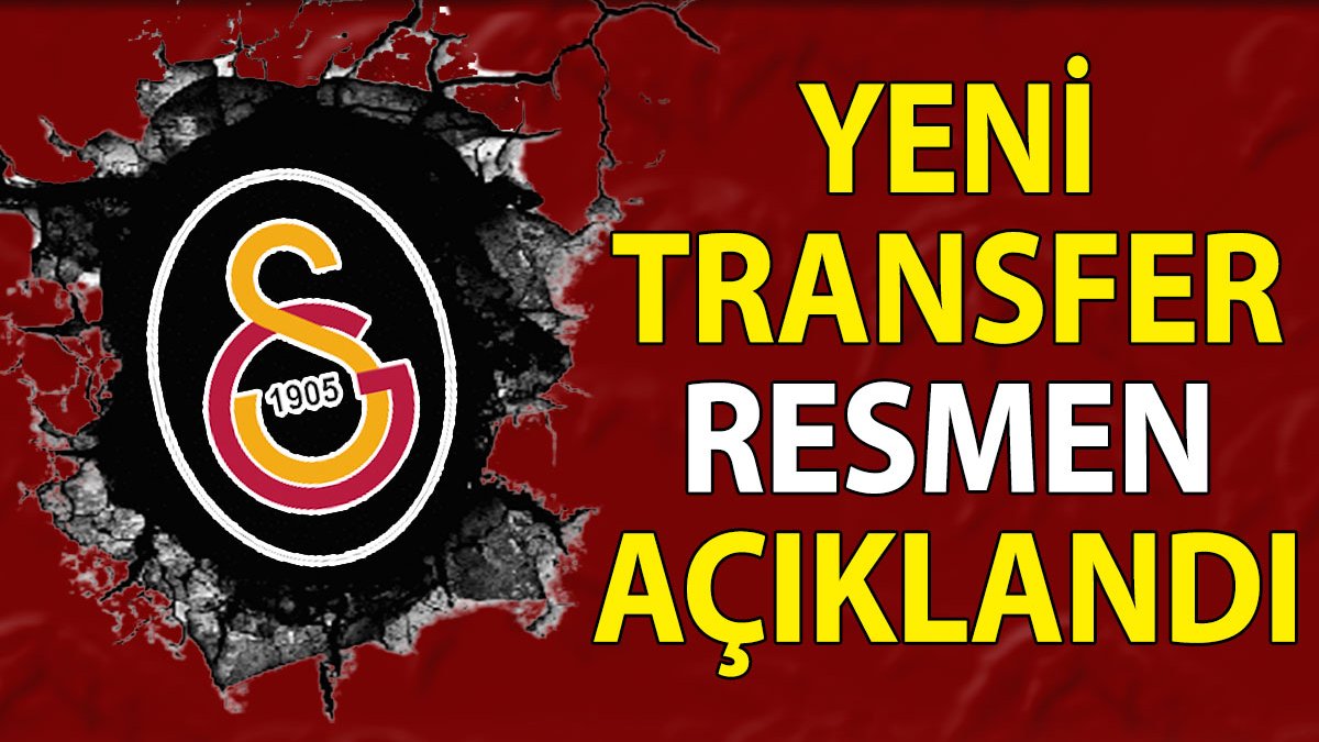 Galatasaray yeni transferi açıkladı. 3.5 milyon Euro detayı