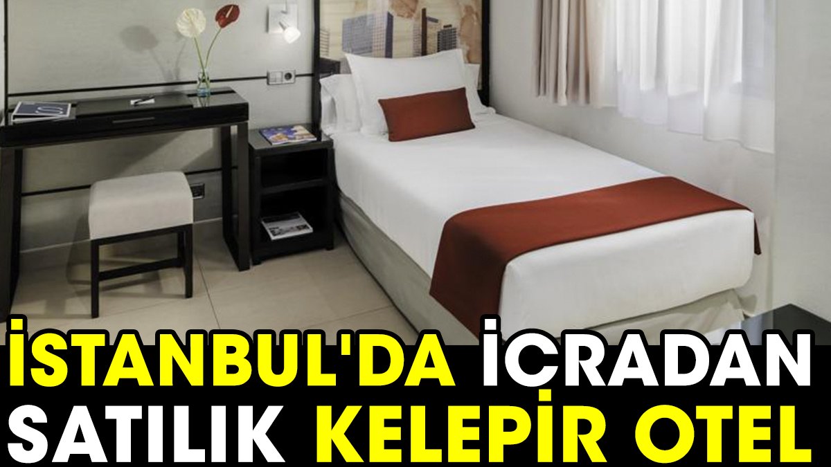 İstanbul’un göbeğinde icradan satılık kelepir otel