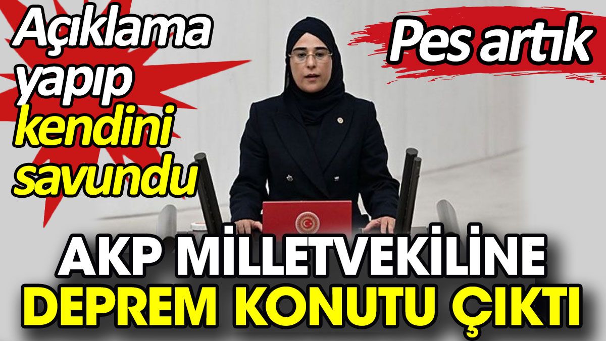 AKP milletvekiline deprem konutu çıktı. Açıklama yapıp kendini savundu