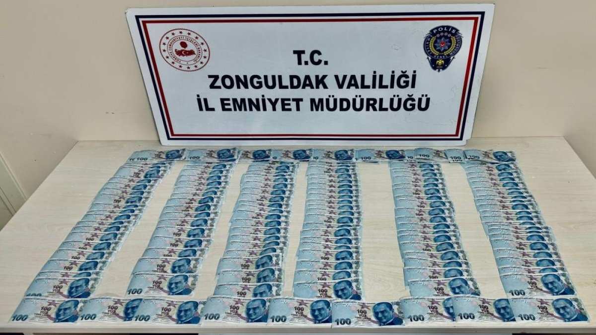 Zonguldak'ta sahte para operasyonu