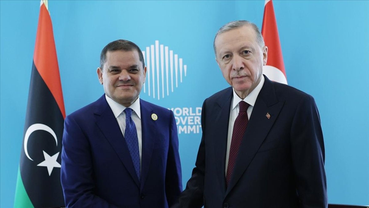 Erdoğan, Libya Başbakanı Dibeybe'yi kabul etti
