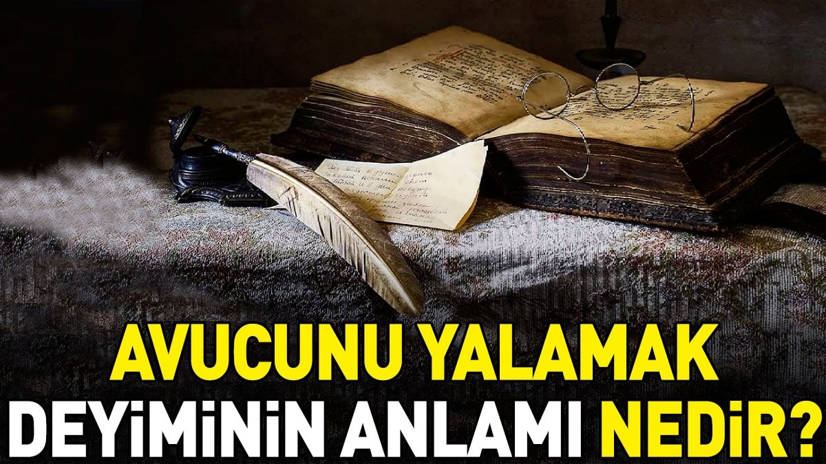 Avucunu yalamak deyimi ne anlama geliyor?