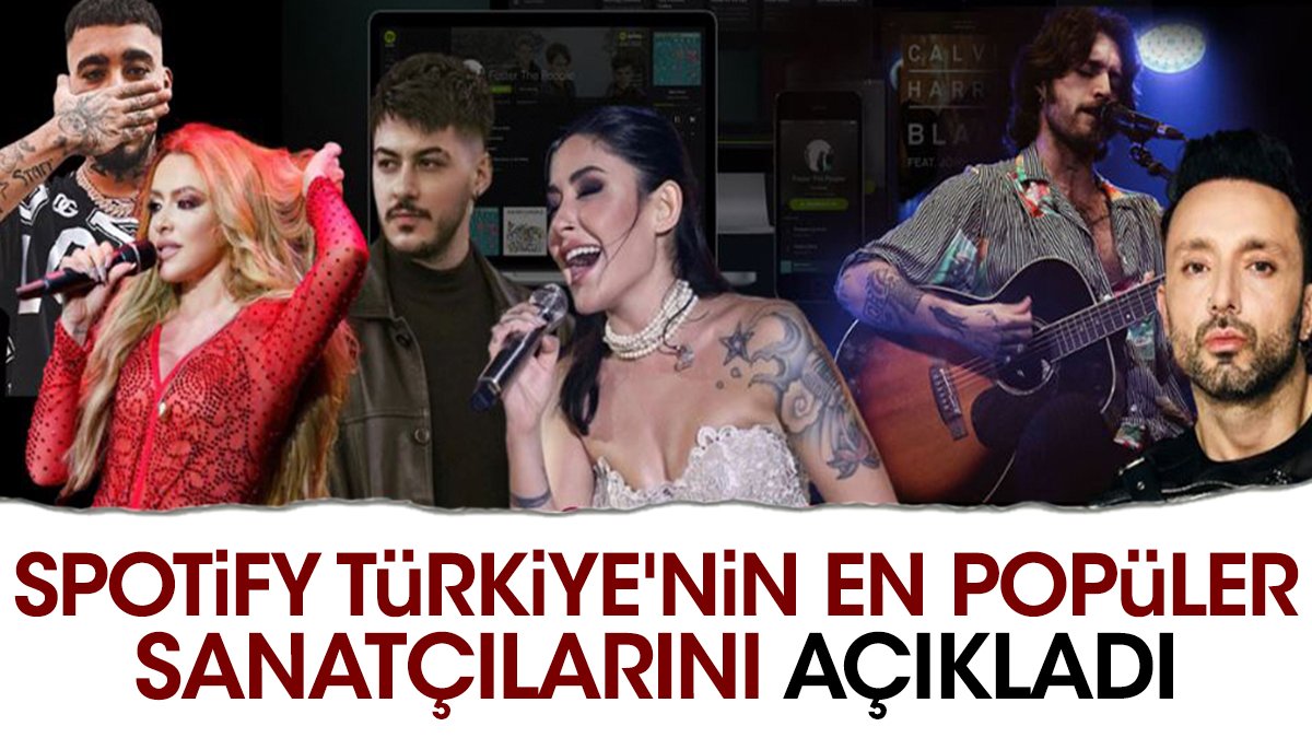 Spotify Türkiye'nin en popüler sanatçılarını açıkladı