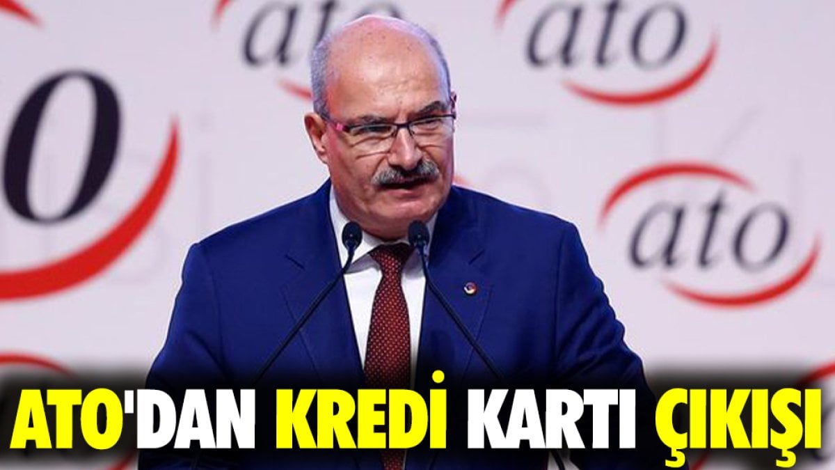 ATO'dan kredi kartı çıkışı