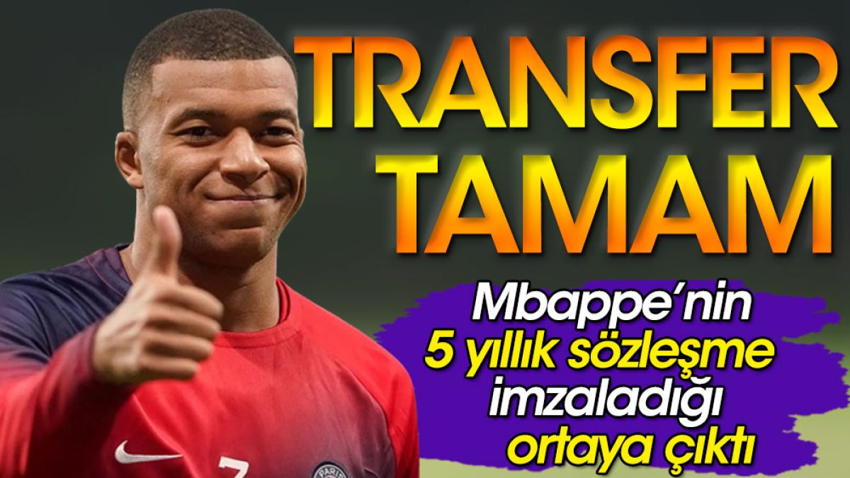 Dünyanın merak ettiği Mbappe transferinde detaylar ortaya çıktı