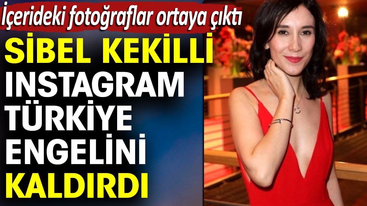 Sibel Kekilli Instagram Türkiye engelini kaldırdı. İçerideki fotoğraflar  ortaya çıktı