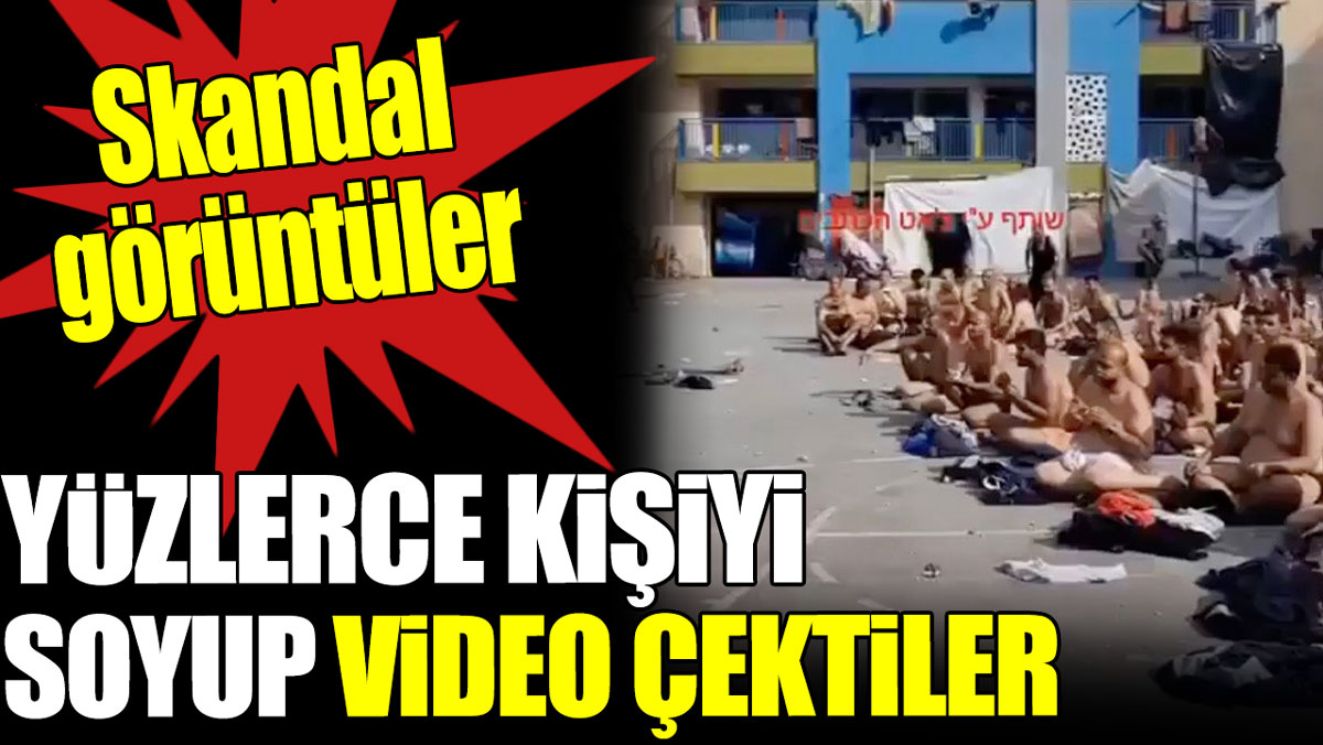 Yüzlerce kişiyi soyup video çektiler. Skandal görüntüler