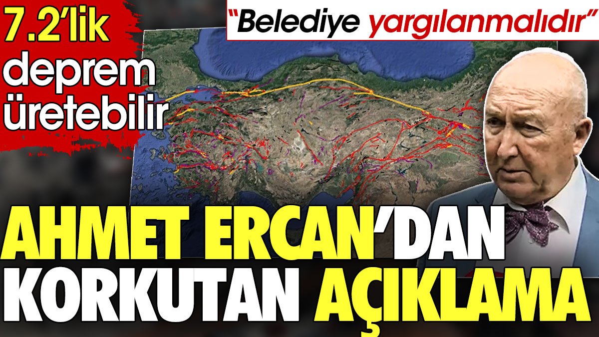 Ahmet Ercan Bursa fayının yaratacağı depremin büyüklüğünü açıklayıp 'Bu yanlışı halk canıyla ödeyecektir' dedi