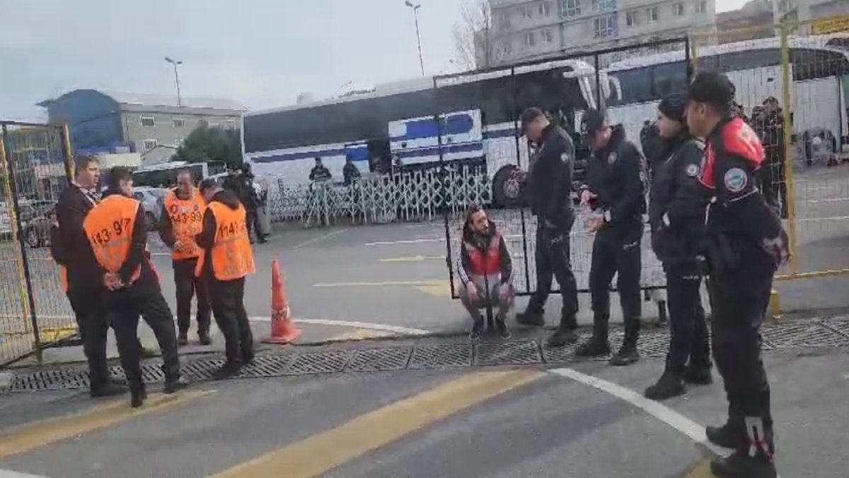 İstanbulspor Beşiktaş maçı öncesi etrafta taraftardan çok polis var