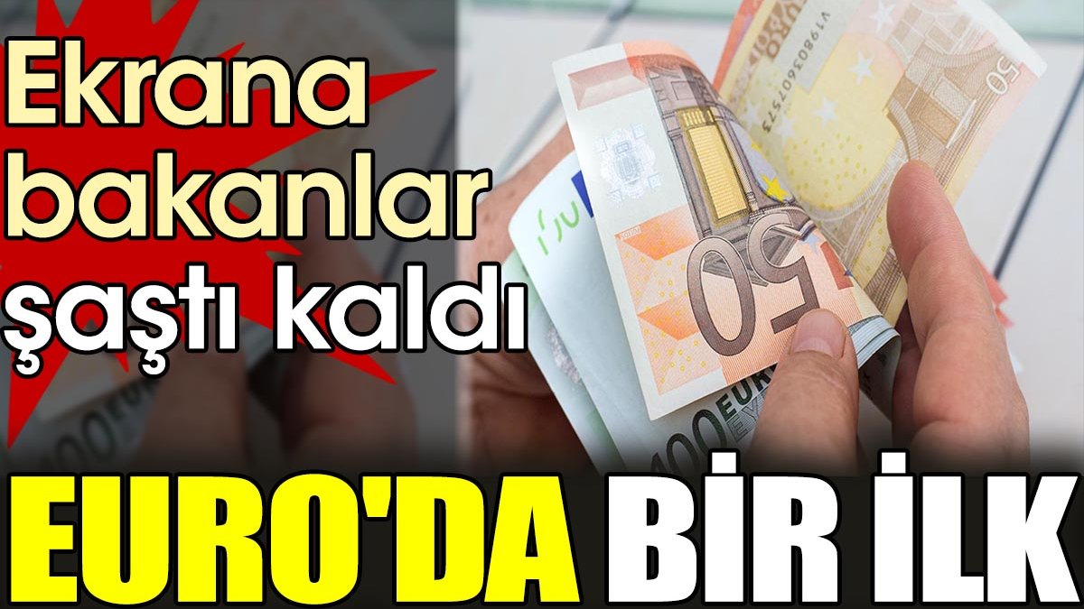 Euro'da bir ilk. Ekrana bakanlar şaştı kaldı