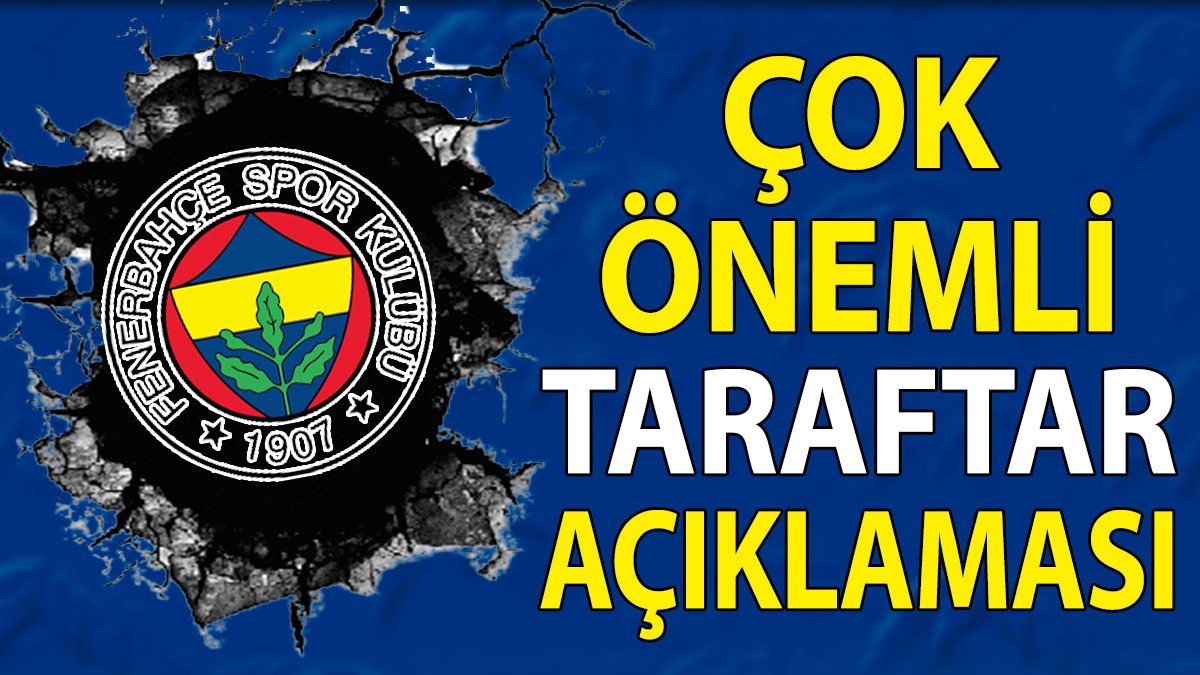Fenerbahçe polis uyarısına uyarı yaptı