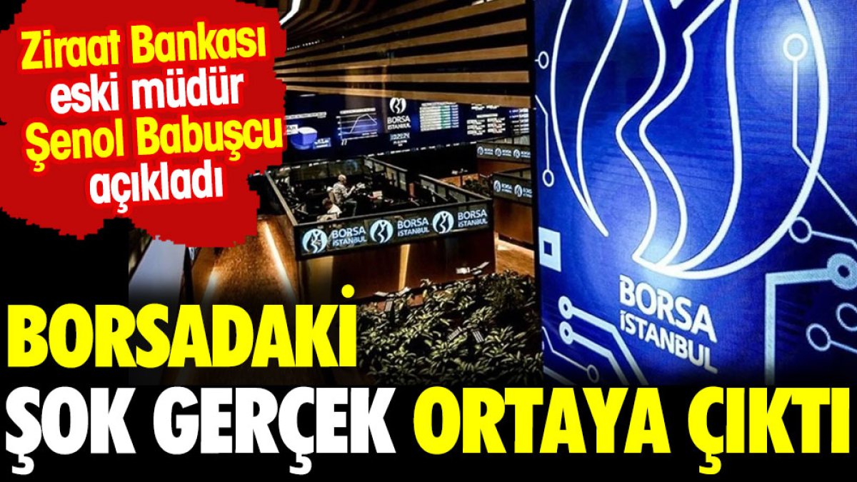 Borsadaki şok gerçek ortaya çıktı. Ziraat Bankası eski müdürü Şenol Babuşcu açıkladı