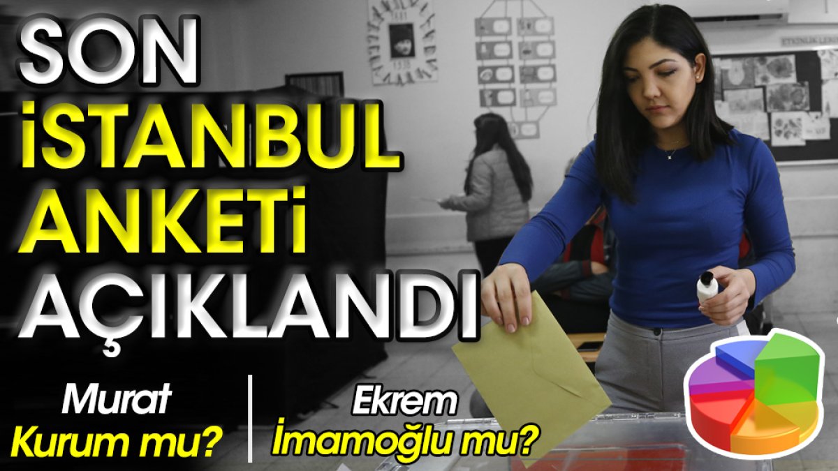 Son İstanbul anketi açıklandı. Murat Kurum mu Ekrem İmamoğlu mu