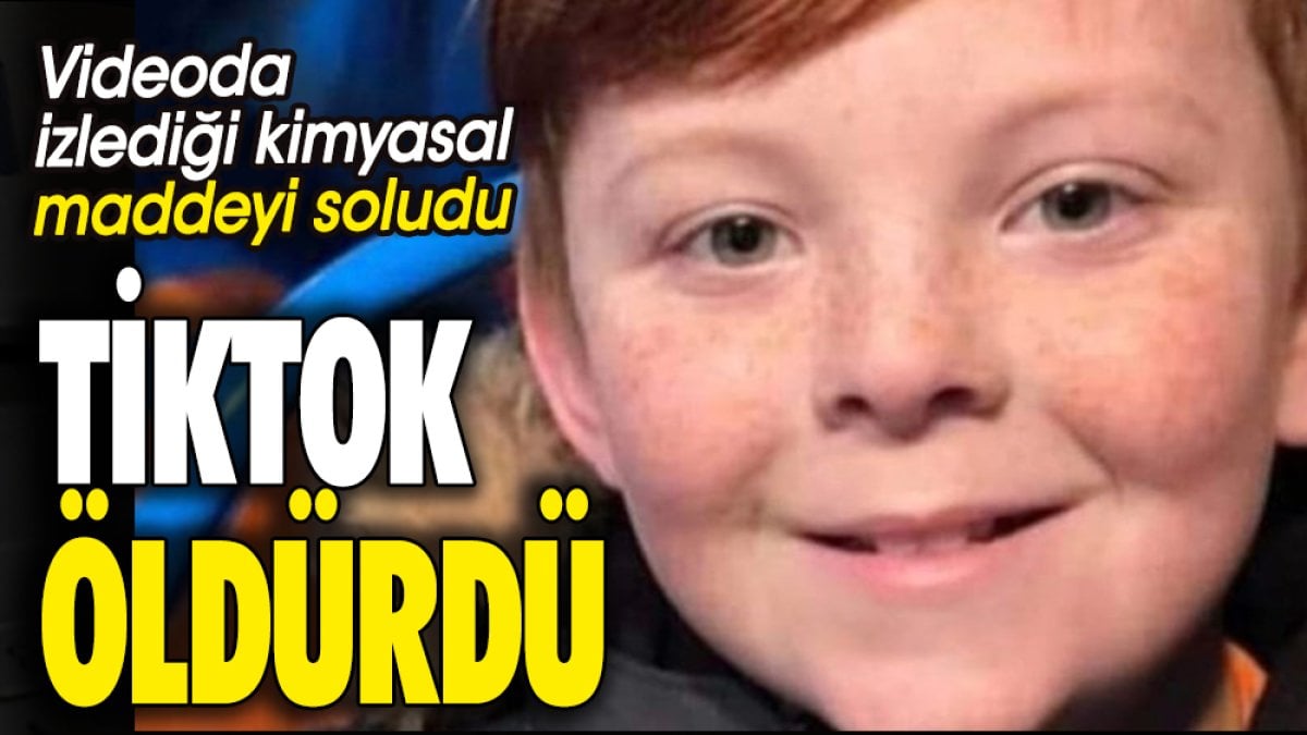 Tiktok öldürdü. Videoda izlediği kimyasal maddeyi soludu