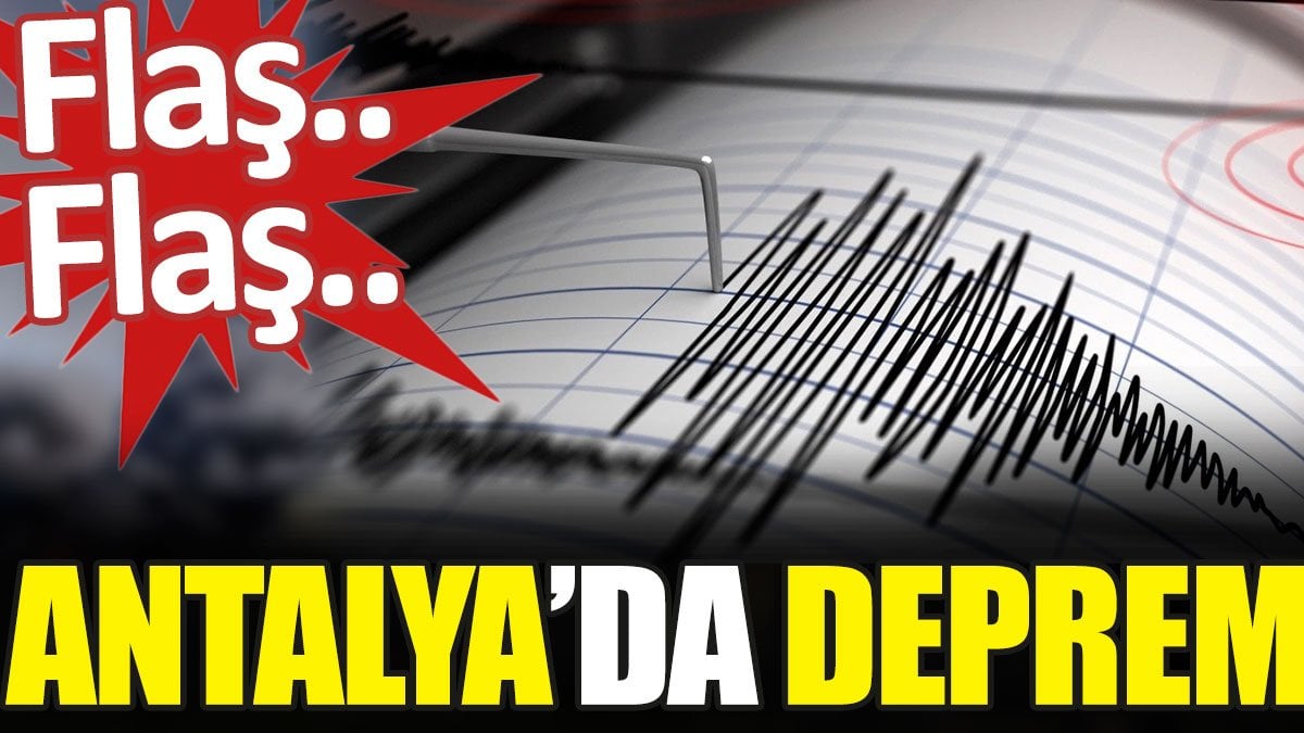 Deprem oldu 4.7 büyüklüğünde