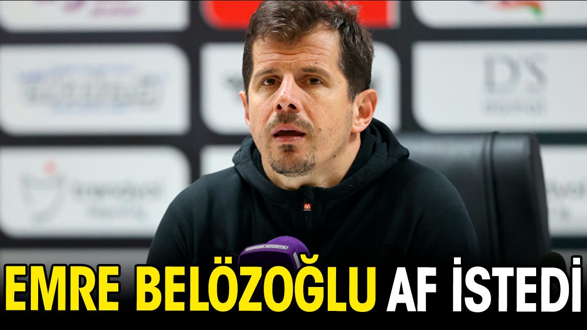 Emre Belözoğlu af istedi