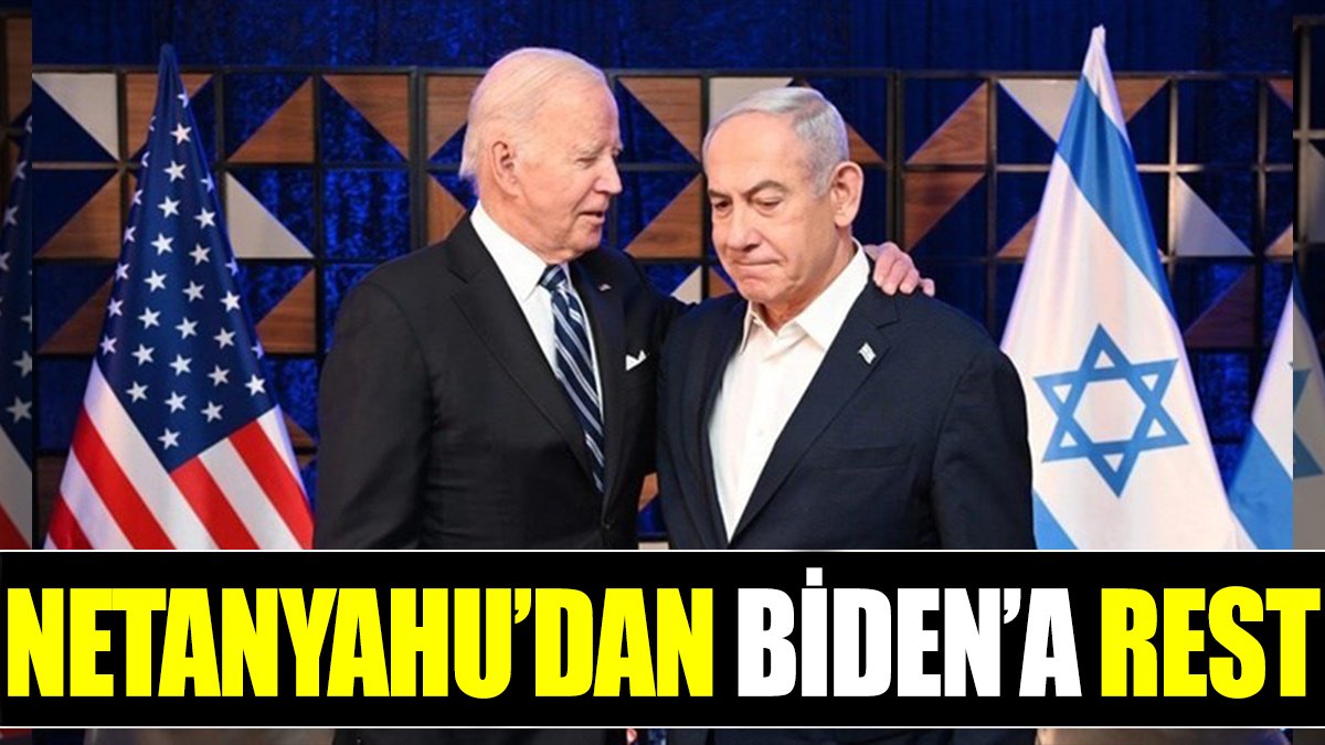 Netanyahu’dan Biden’a rest