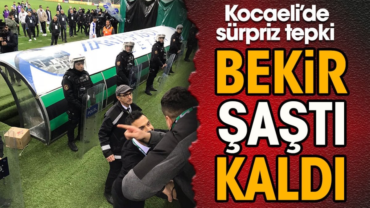 Bekir İrtegün Kocaeli'de hayatının şokunu yaşadı