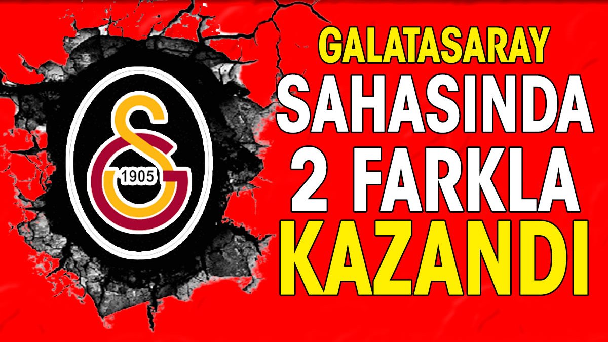Galatasaray sahasında MHP Riesen'ı yendi