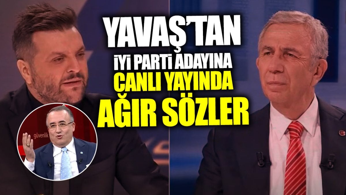 Mansur Yavaş’tan İYİ Parti’nin Ankara adayı Cengiz Topel Yıldırım’a canlı yayında ağır sözler