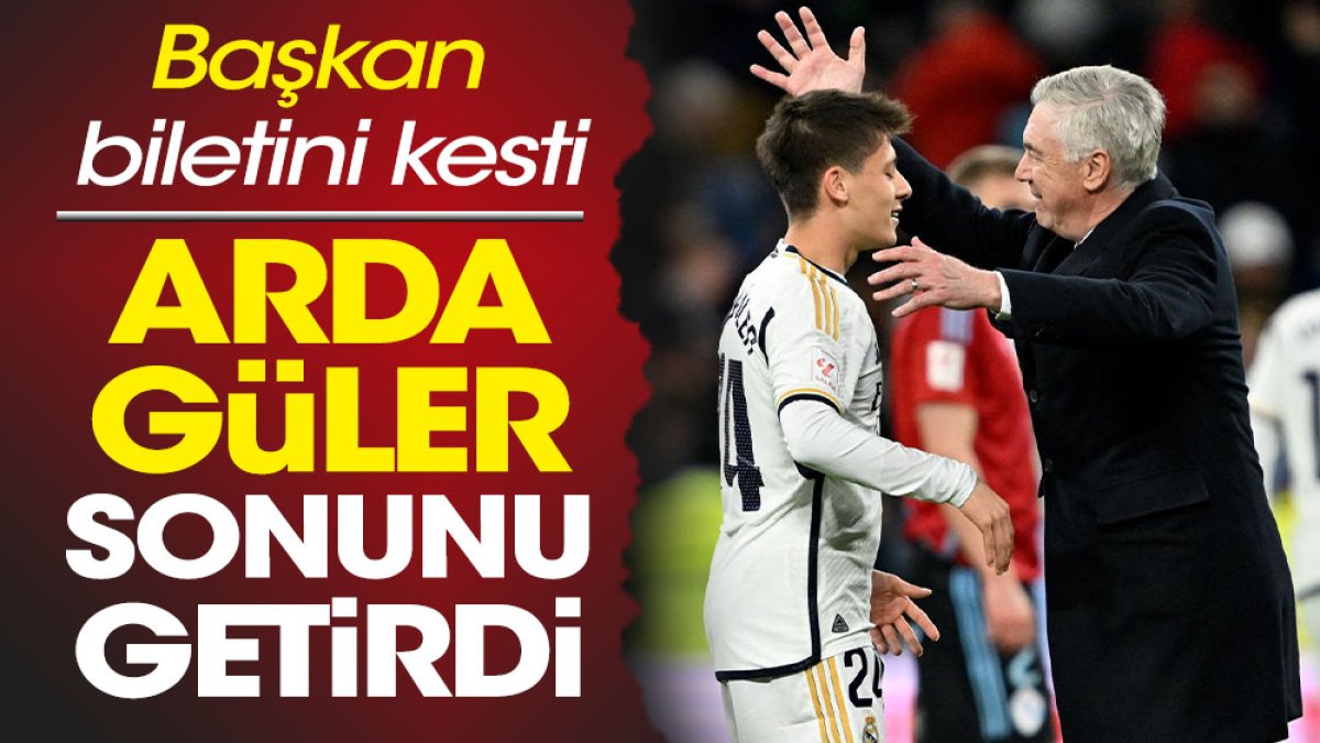 Arda Güler sonunu getirdi. Başkan biletini kesti