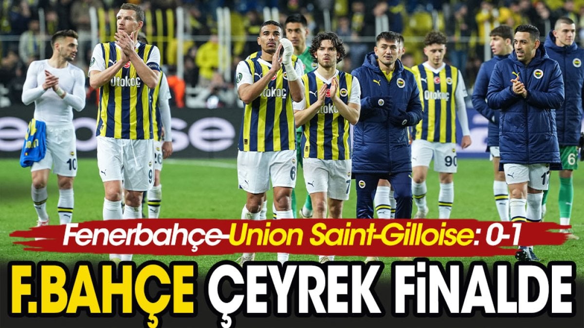 Fenerbahçe Avrupa'da çeyrek finalde