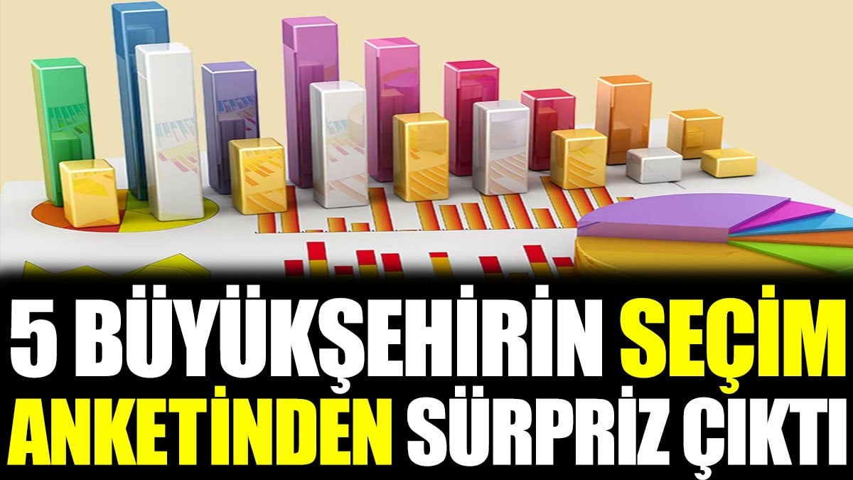 5 büyükşehirin seçim anketinden sürpriz çıktı