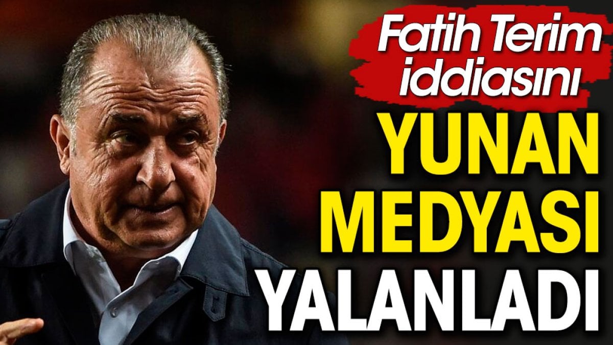 Fatih Terim yalanı patladı