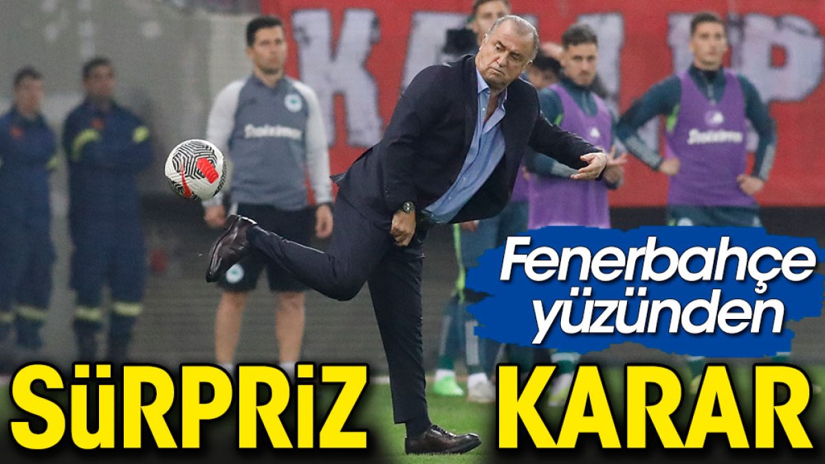 Fenerbahçe kararı Fatih Terim'i kızdırdı