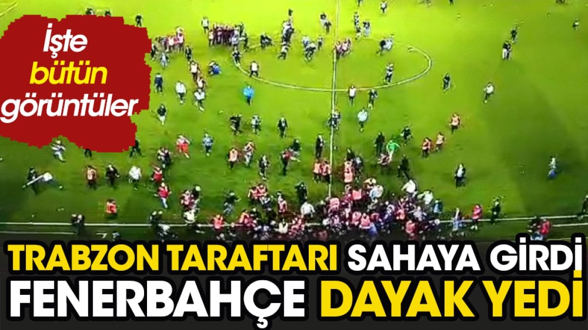 Fenerbahçeli futbolcular sahada dayak yedi. Böyle rezalet görülmedi