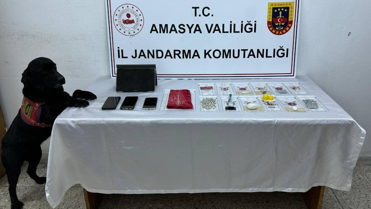 Amasya da uyuşturucu operasyonu 4 tutuklama