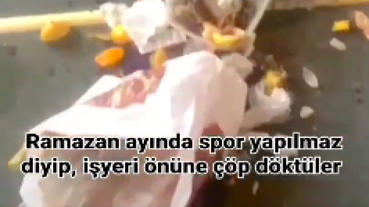 Adana'da spor salonuna çöplü saldırı!