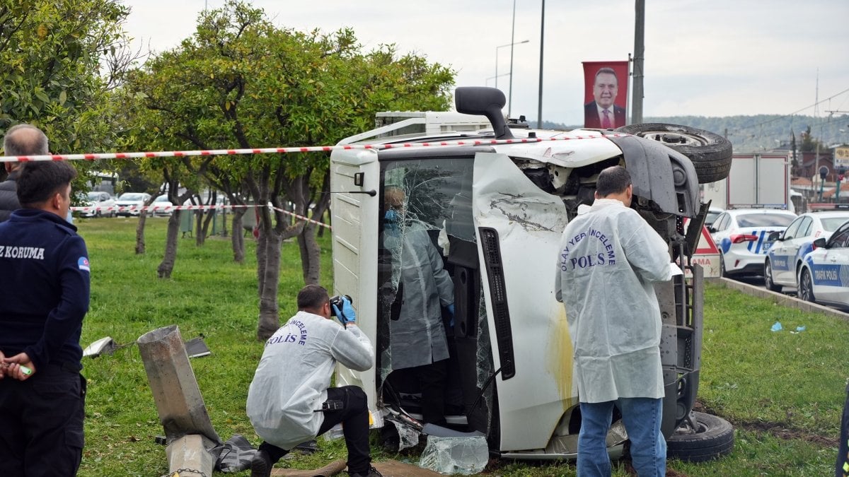 Antalya'da kahreden kaza