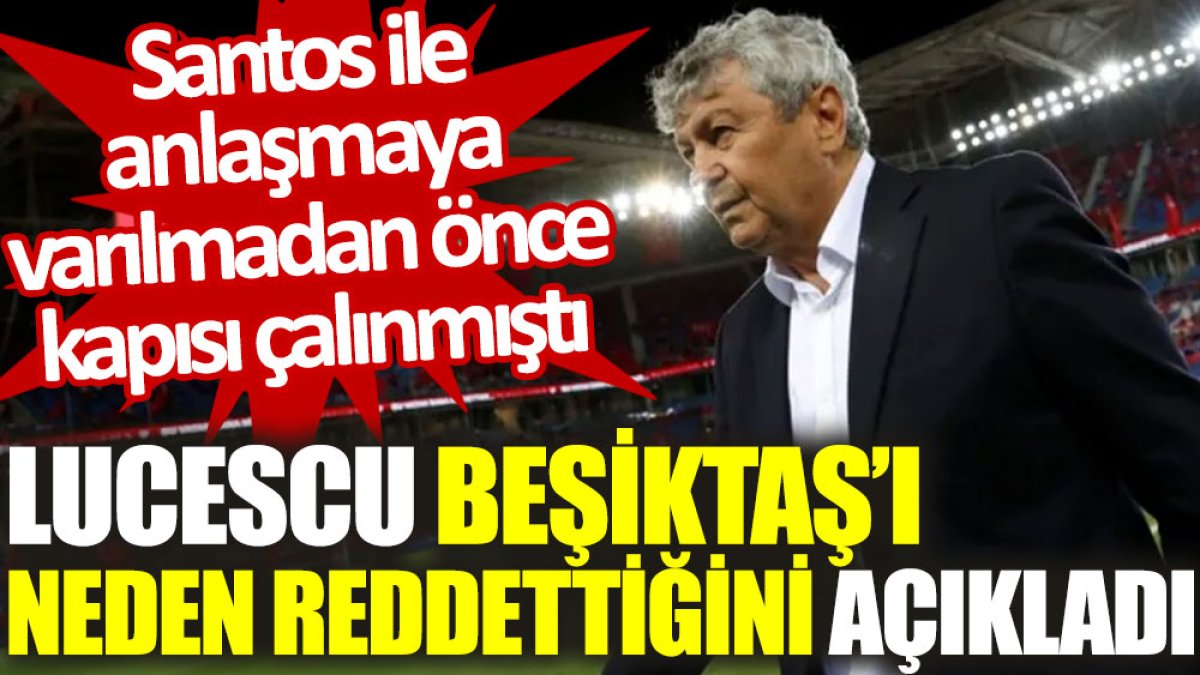 Lucescu, Beşiktaş’ı neden reddettiğini açıkladı: 50 yıl sonra ilk kez dinlendim