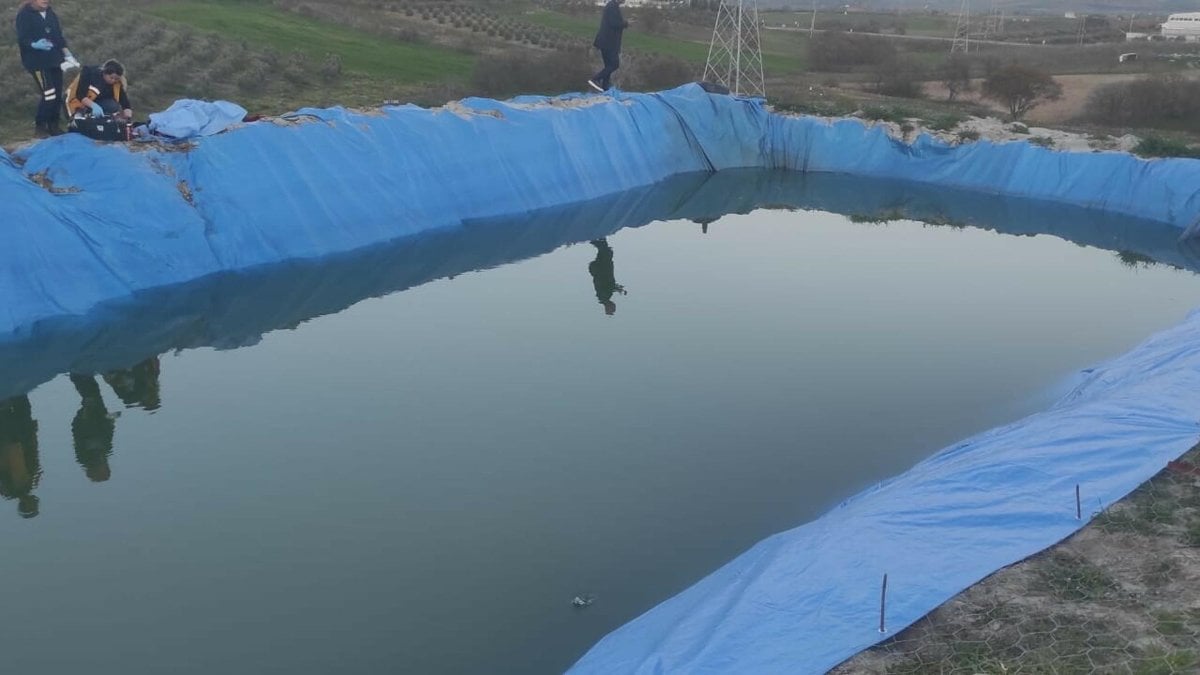 Tarlasındaki sulama havuzunda ölü bulundu