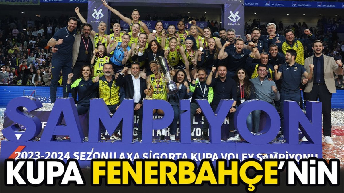 Flaş flaş... Dev kupa Fenerbahçe'nin