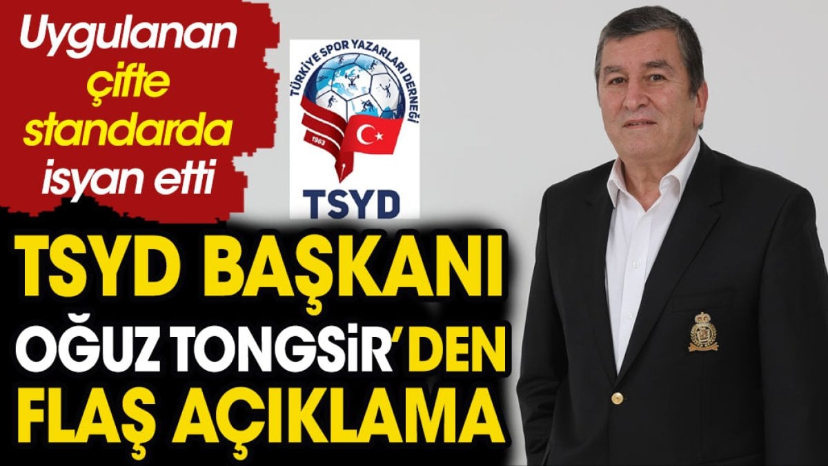 TSYD Başkanı Oğuz Tongsir'den İsrail tepkisi. FIFA ve FIBA'ya isyan etti