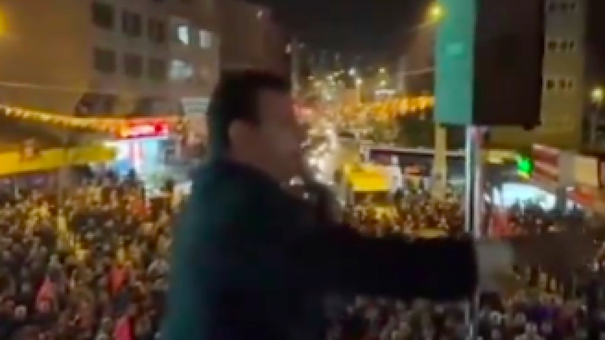 İmamoğlu mitingde söyledikleriyle gündem oldu:  'Kabineyi Ankara'ya Yolluyoruz!'