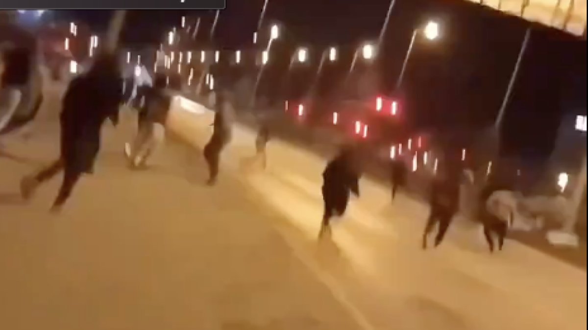Karabük'te sular durulmuyor: Yabancı uyruklu kişiler cadde ortasında kavga etti