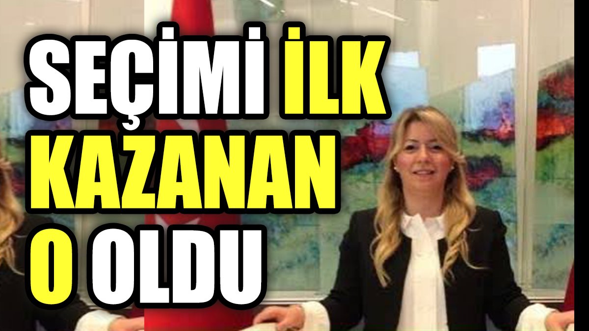 Seçimi ilk kazanan o oldu!