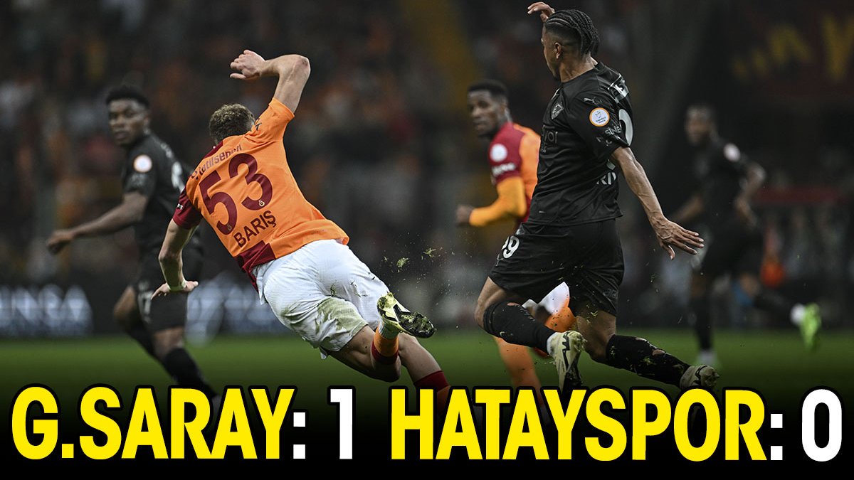 Galatasaray: 1 Hatayspor: 0