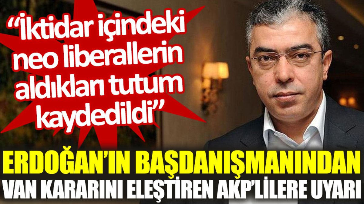 Mehmet Uçum’dan Van kararını eleştiren AKP’lilere uyarı: Aldıkları tutum kaydedildi