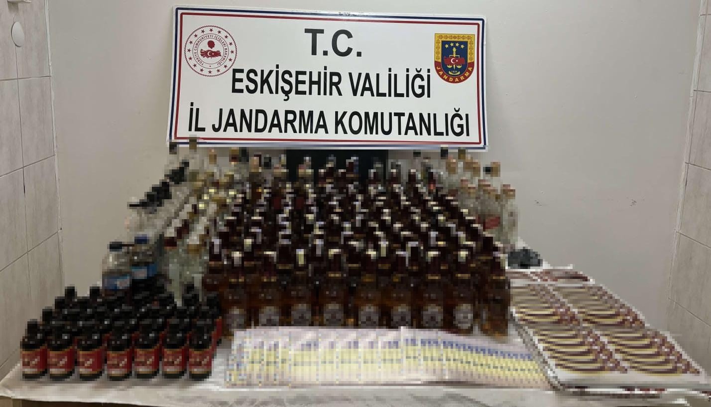 Eskişehir'de kaçak içki operasyonu