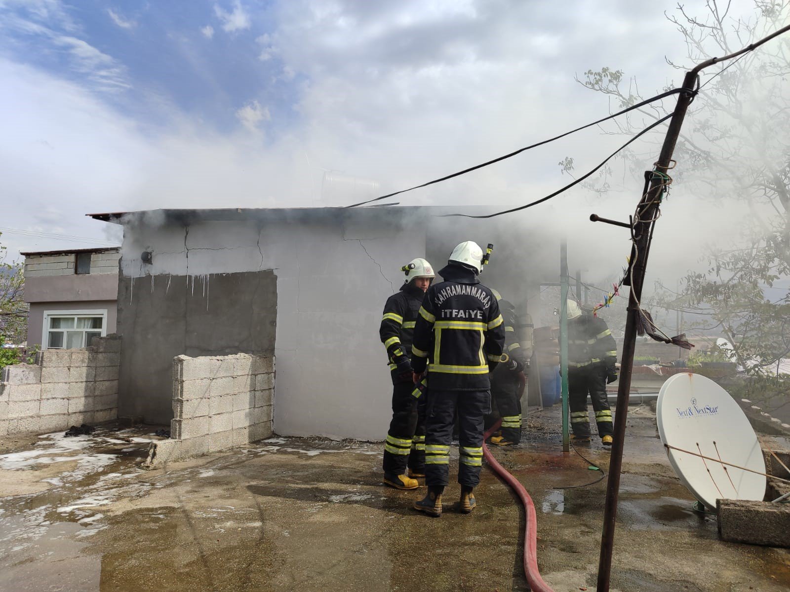 Kahramanmaraş’ta yangın