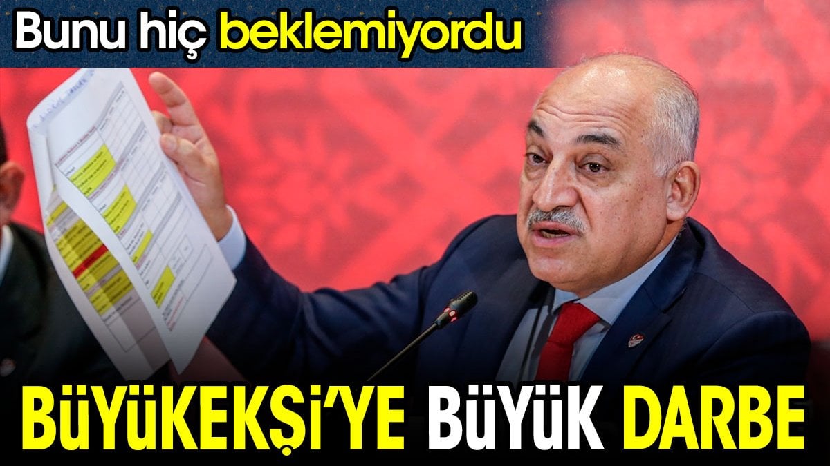 Mehmet Büyükekşi'ye büyük darbe. Bunu hiç beklemiyordu